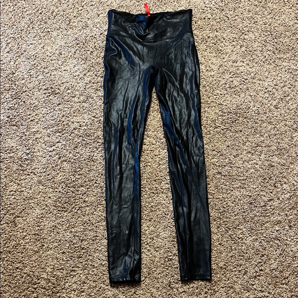 SPANX Black High-Waist Leggings